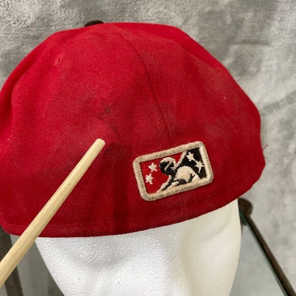 VTG. New Era Carolina Mudcats Fitted 7 1/4 Hat Cap Pro Model MiLB USA signed #35 - Picture 14 of 15